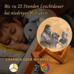 25 Stunden Personalisierte Mondlampe - Standard