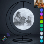 Personalisierte Mondlampe - Wandhalterung