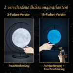 Personalisierte Mondlampe - Wandhalterung