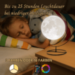 Personalisierte Mondlampe - Wandhalterung