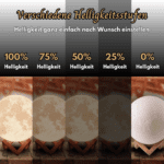 Verschiedene Helligkeitsstufen Personalisierte Mondlampe - Standard